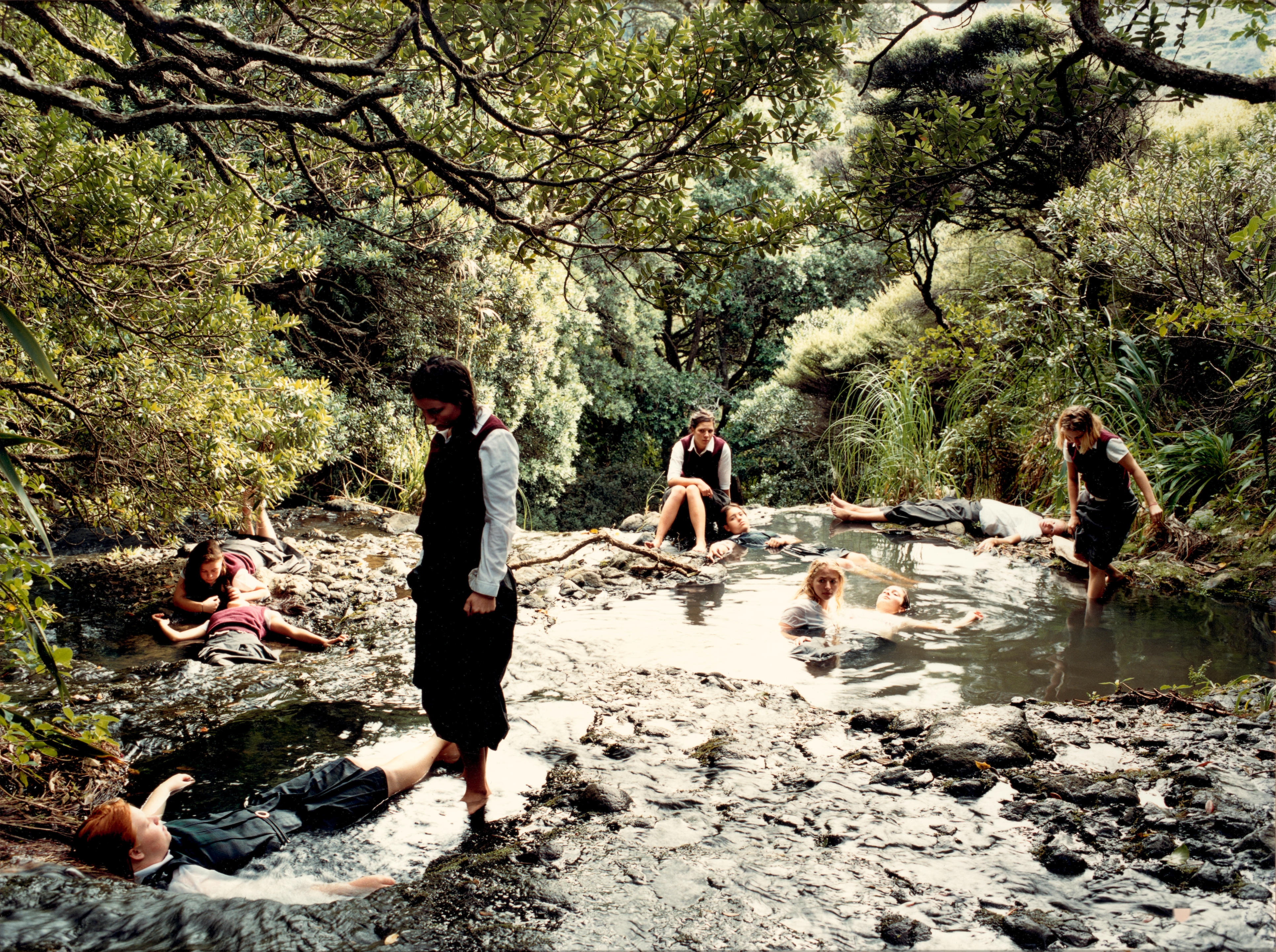 Artwork by Justine Kurland, Baptism, Made of laminated chromogenic print, in artist's frame