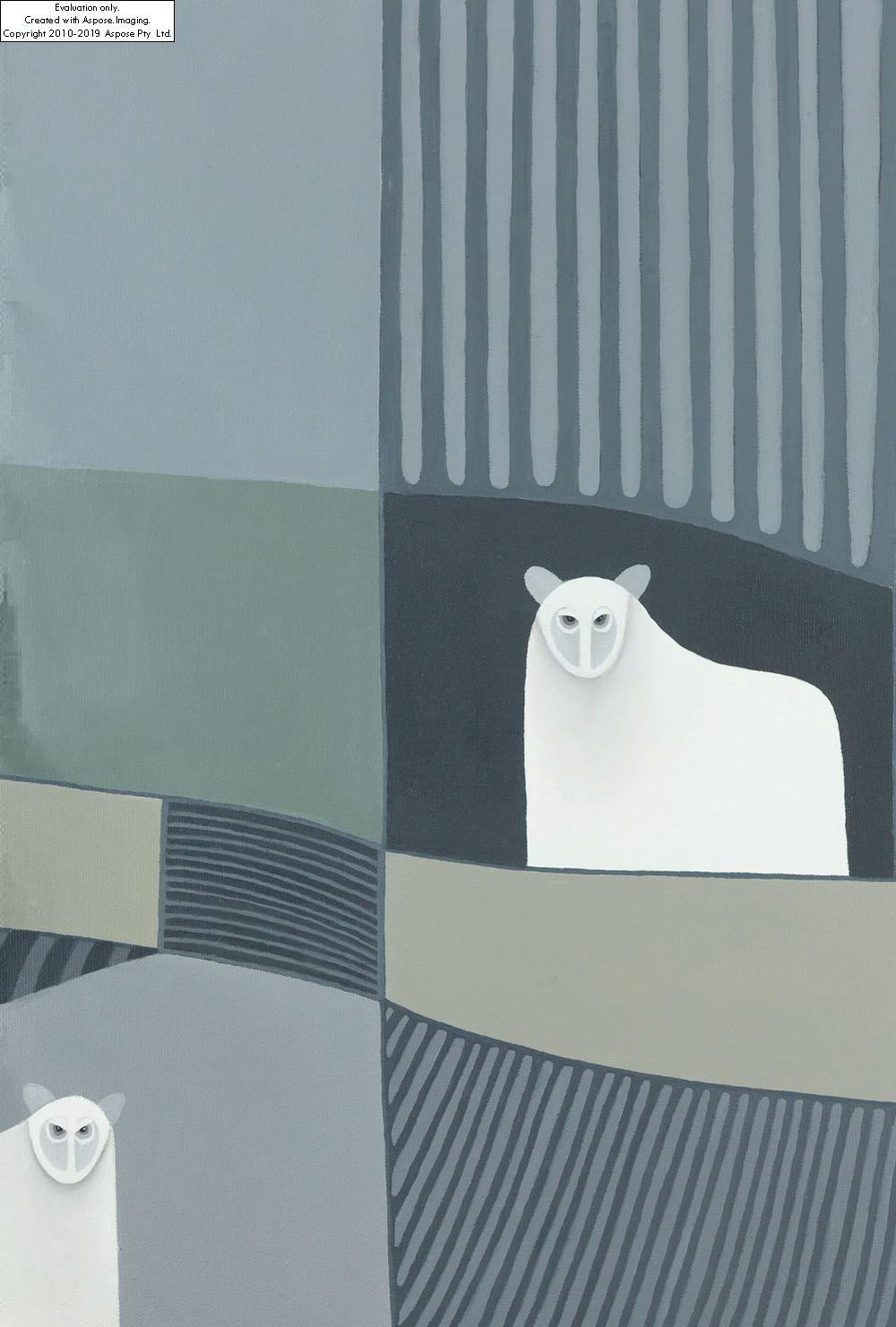 Artwork by Wioletta Winiarczyk, "Comfort Zones", Made of oil/canvas