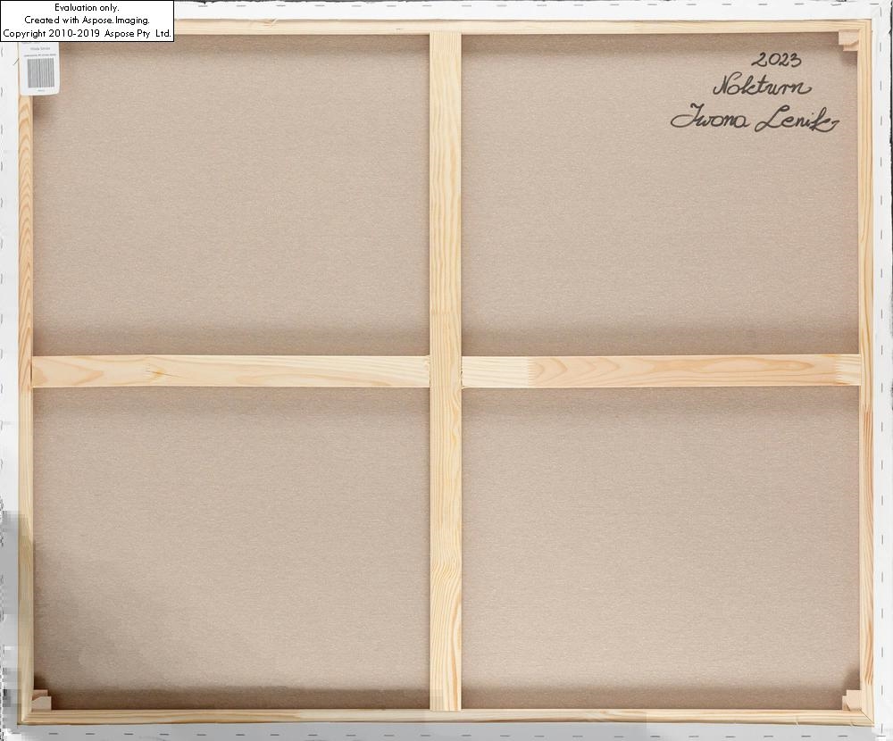 Artwork by Iwona Lenik, "Nokturn", Made of acrylic/canvas