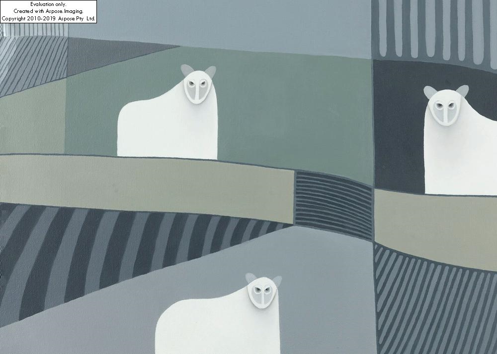 Artwork by Wioletta Winiarczyk, "Comfort Zones", Made of oil/canvas