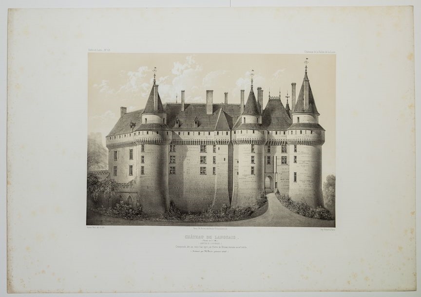 Lavis Original D'Edme-Gratien Parizeau (1783-1861) - Château De Vincennes