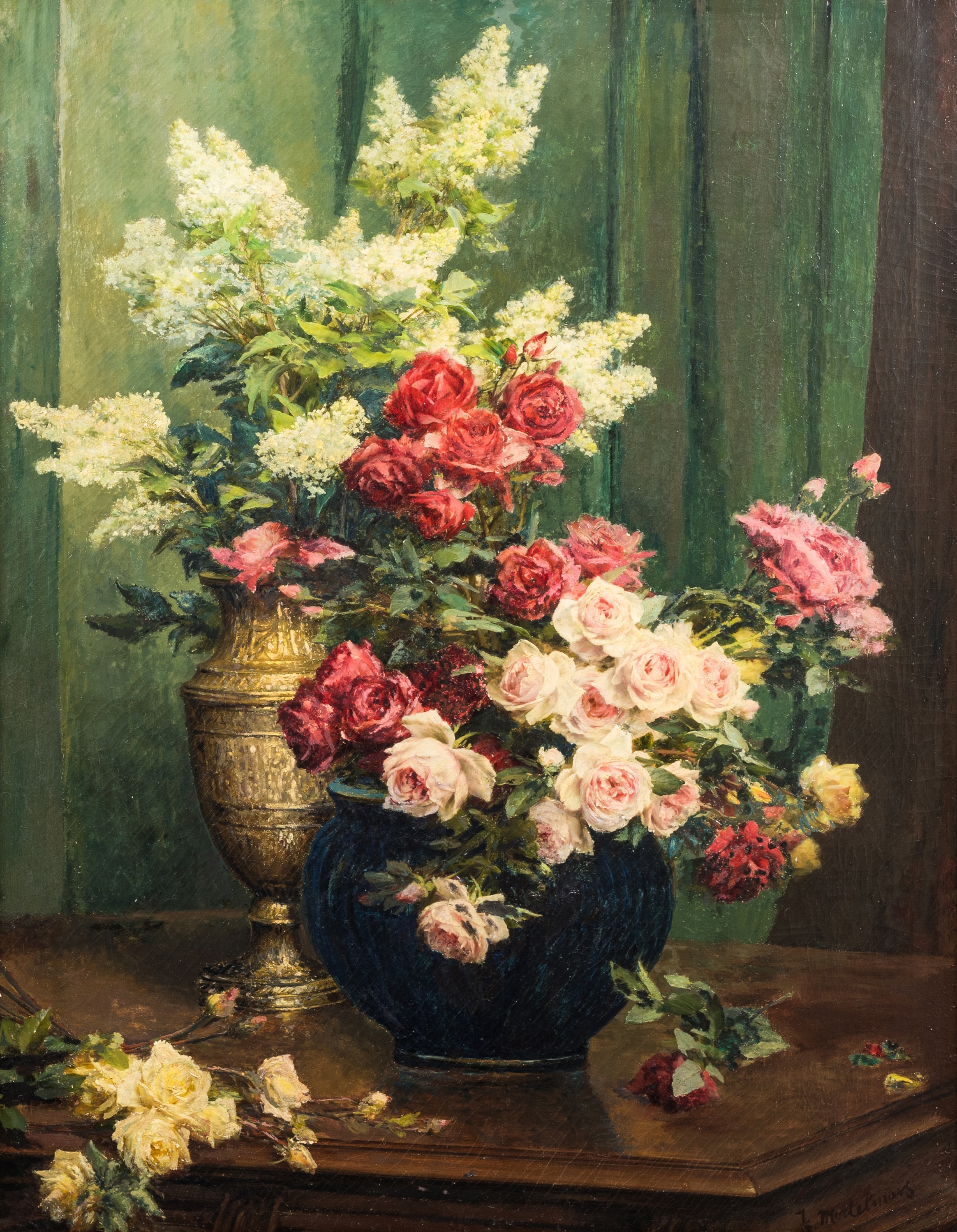 Frans Mortelmans | Still life of flowers | MutualArt