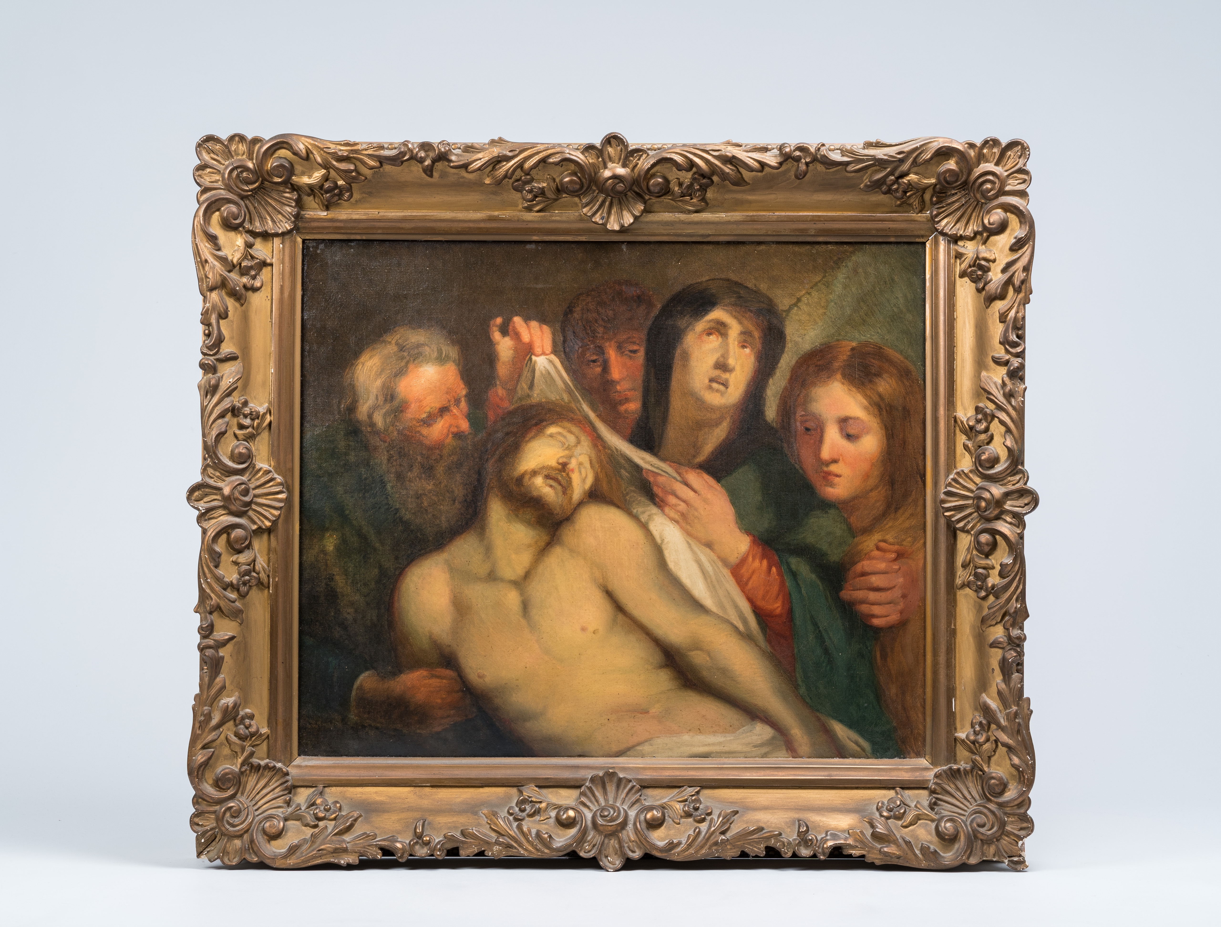 The lamentation of Christ by Peter Paul Rubens, 19th C.