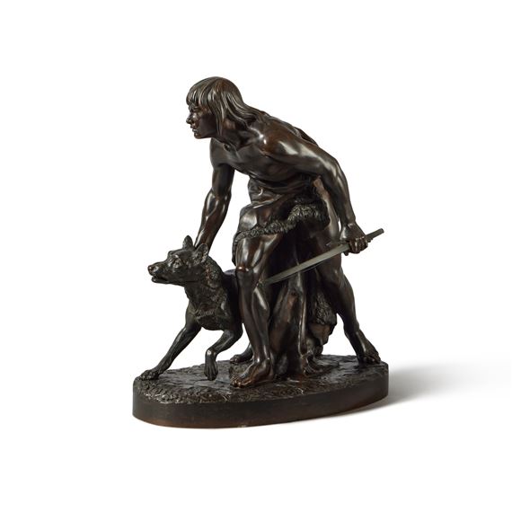 The Indian Hunter by John Quincy Adams Ward, Conceived in 1860