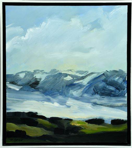 " Berglandschaft " by Werner Specht