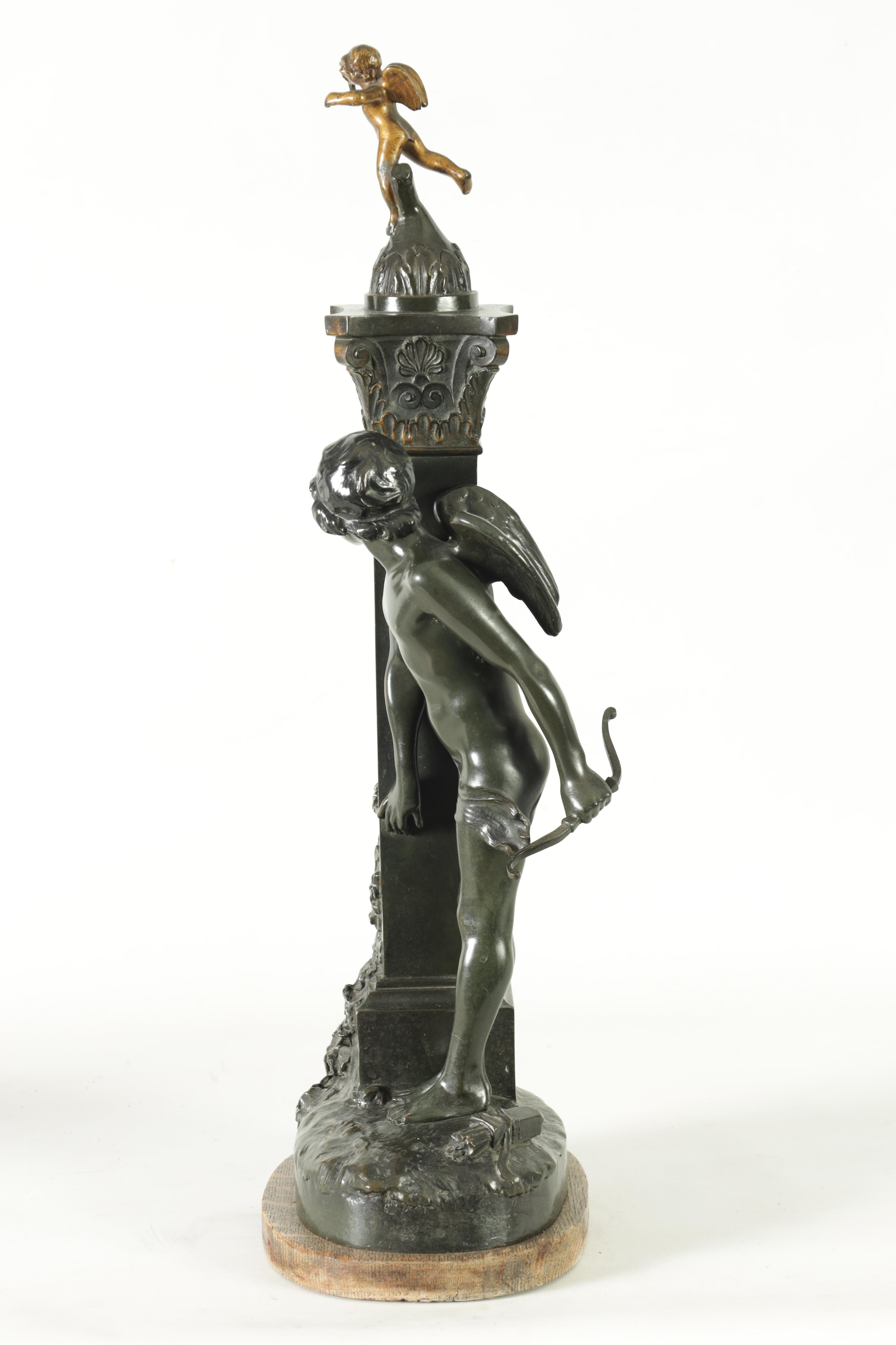 Paul Ponsard | Cupid hiding next to a column | MutualArt