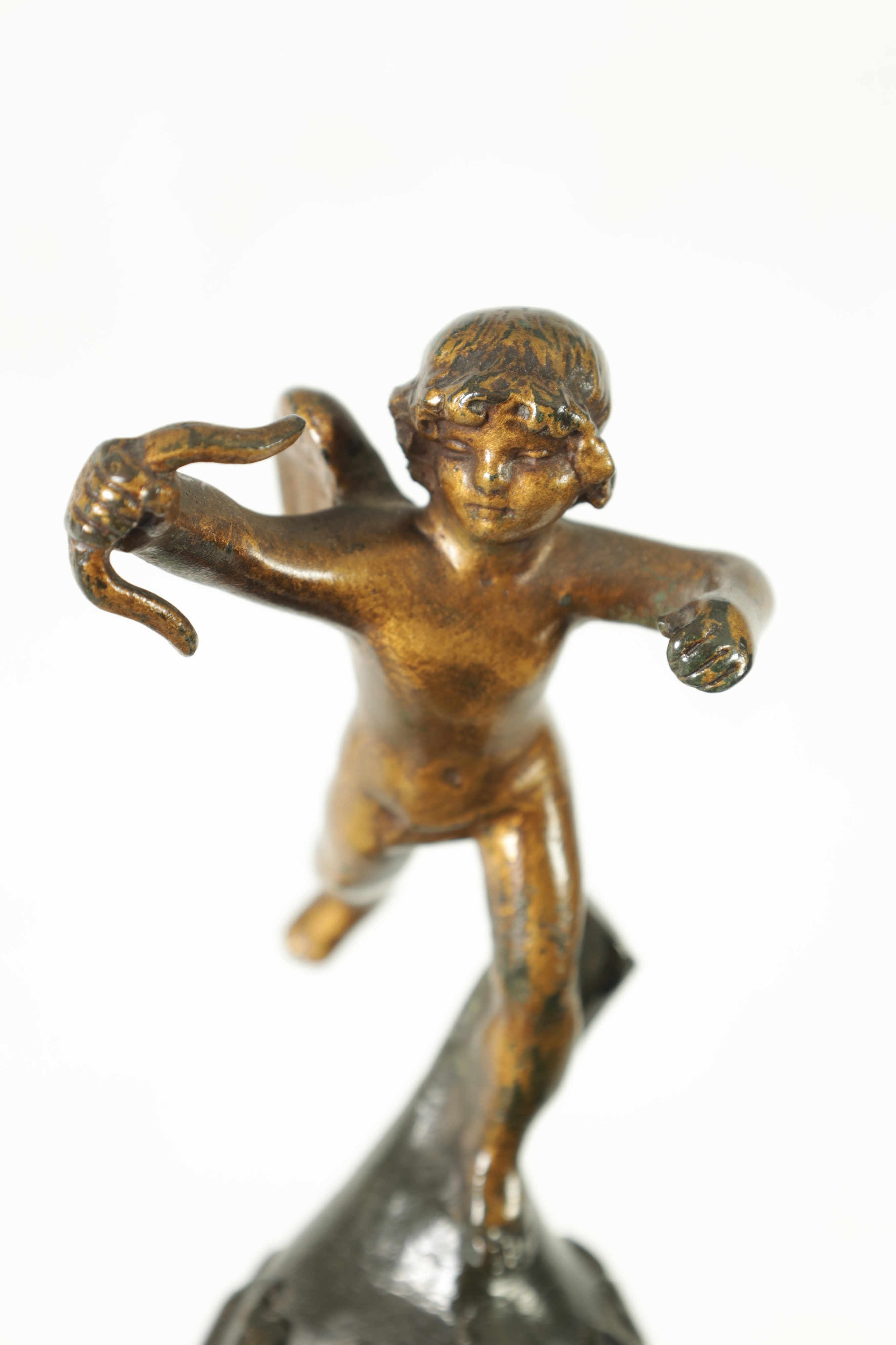Paul Ponsard | Cupid hiding next to a column | MutualArt