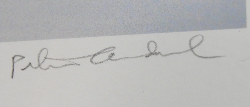 Artwork by Peter Chadwick, River Blyth at Southwold Harbour, Made of photograph