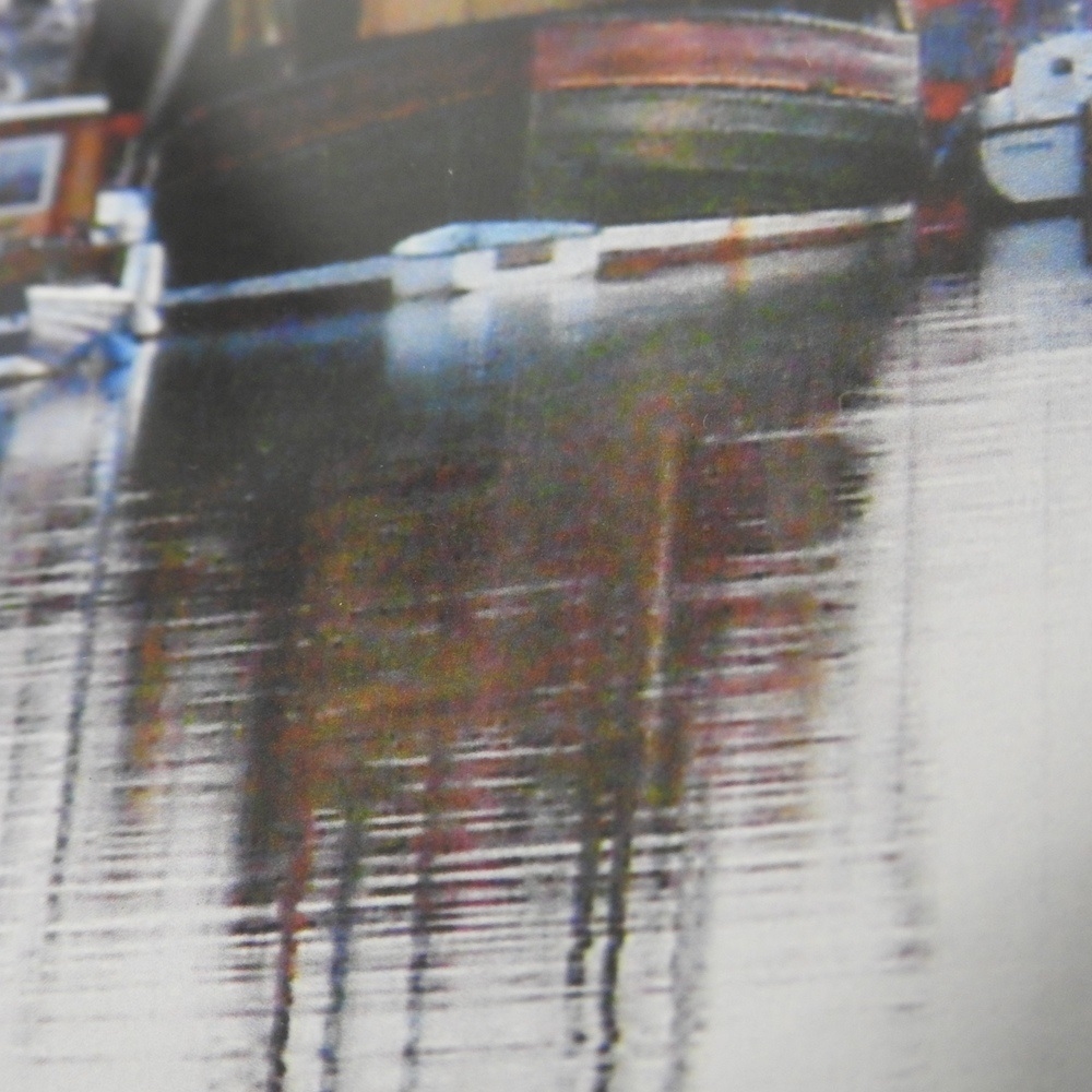 Artwork by Peter Chadwick, River Blyth at Southwold Harbour, Made of photograph