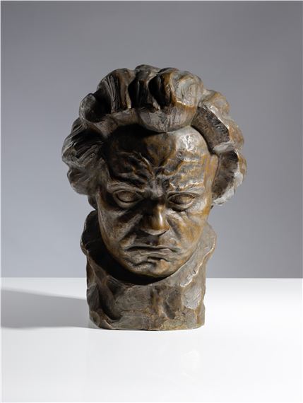 Portraitbüste des Komponisten Ludwig van Beethoven (1770-1827) - Theodor Mallener