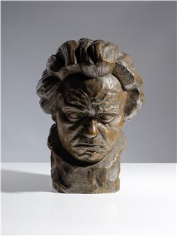 Portraitbüste des Komponisten Ludwig van Beethoven (1770-1827) - Theodor Mallener