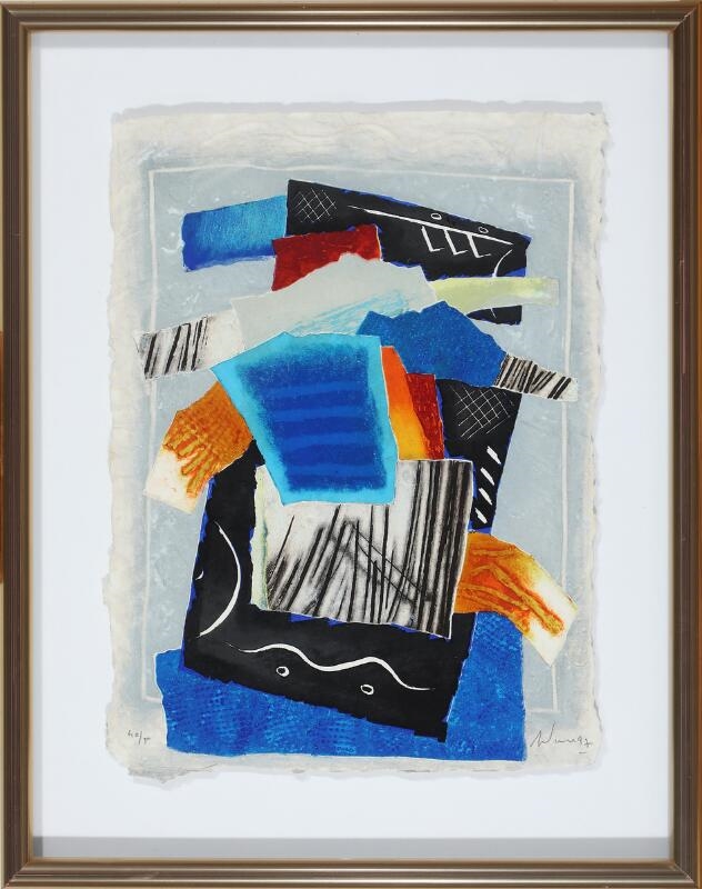 Artwork by Alain Soucasse, Untitled, Made of carborundum etchings in colours