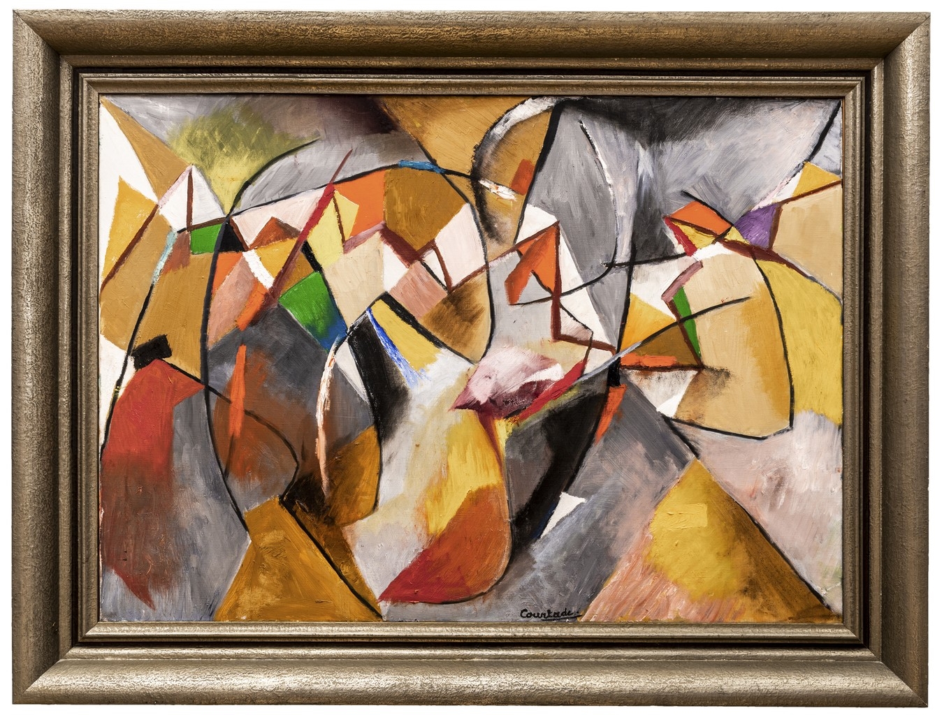 Artwork by Jacques Courtade, Offrande lyrique, Made of Öl auf Leinwand