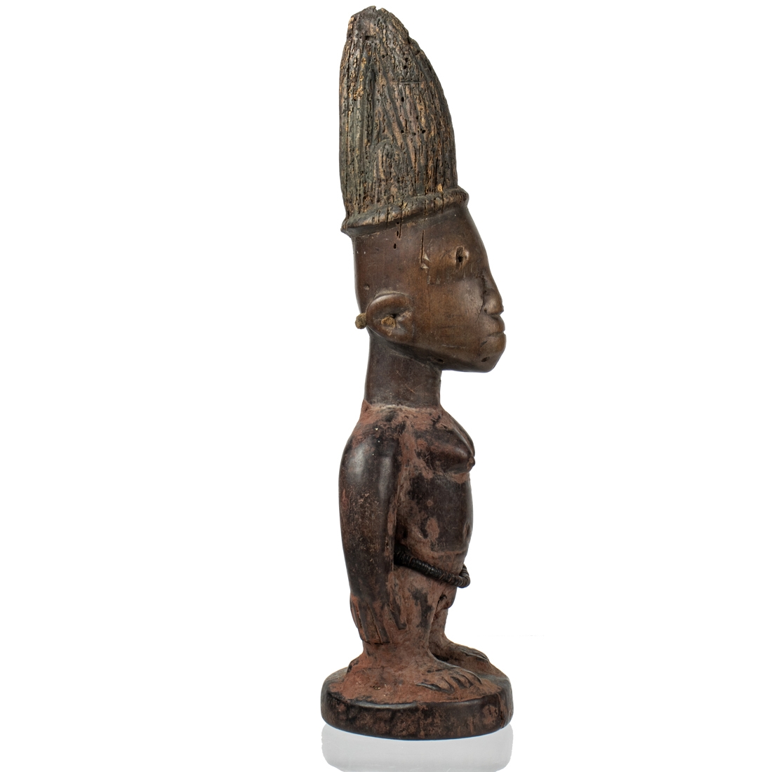 Nigerian School, 20th Century Yoruba people twin male twin figure
