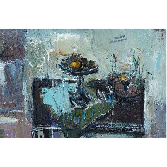 Still Life in Blue by Robert Frame
