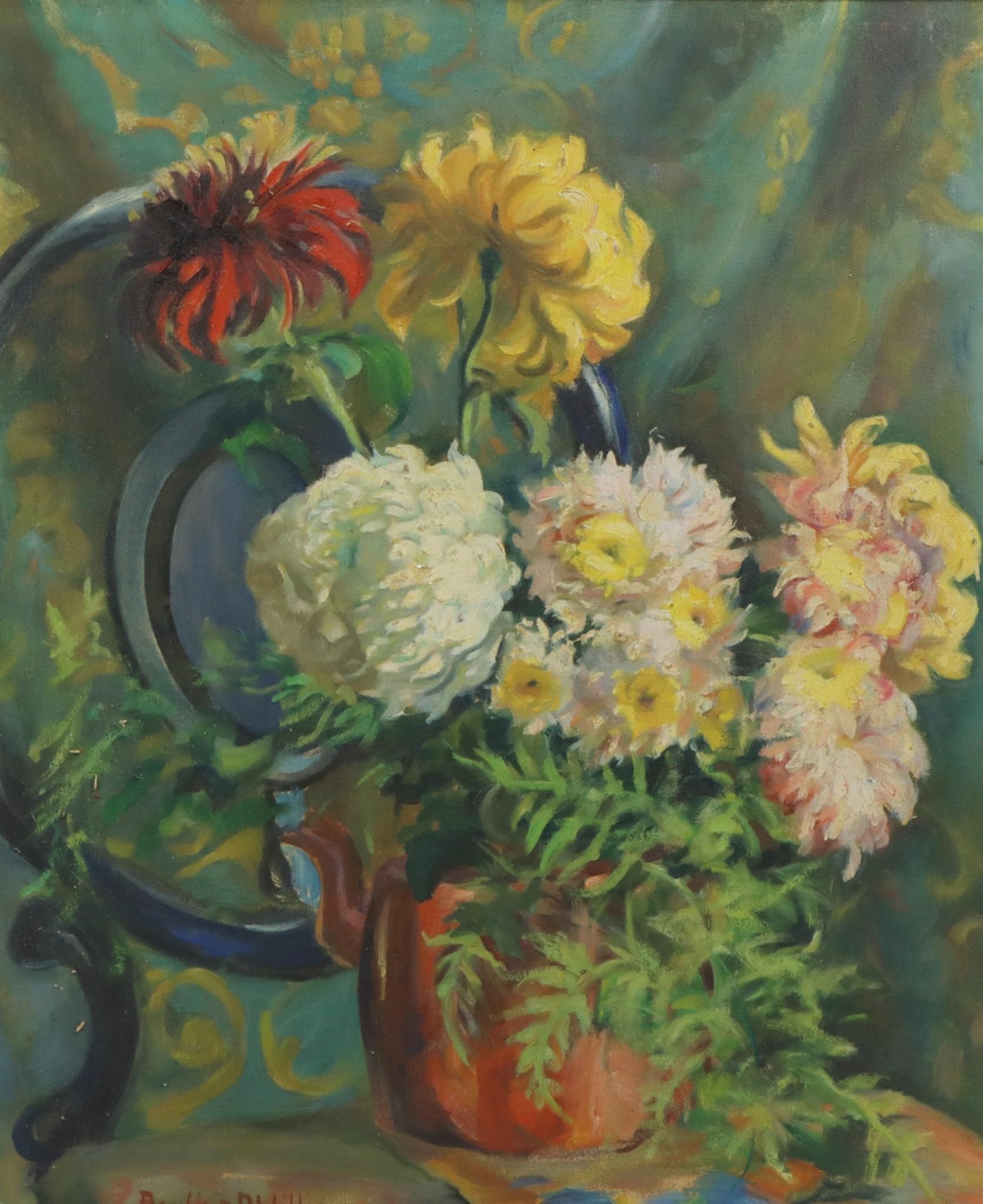 Artwork by Pauline Williams, Chrysanthemum, Made of Oil on canvas