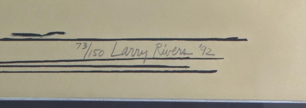 Larry Rivers | Banque de F (92) | MutualArt