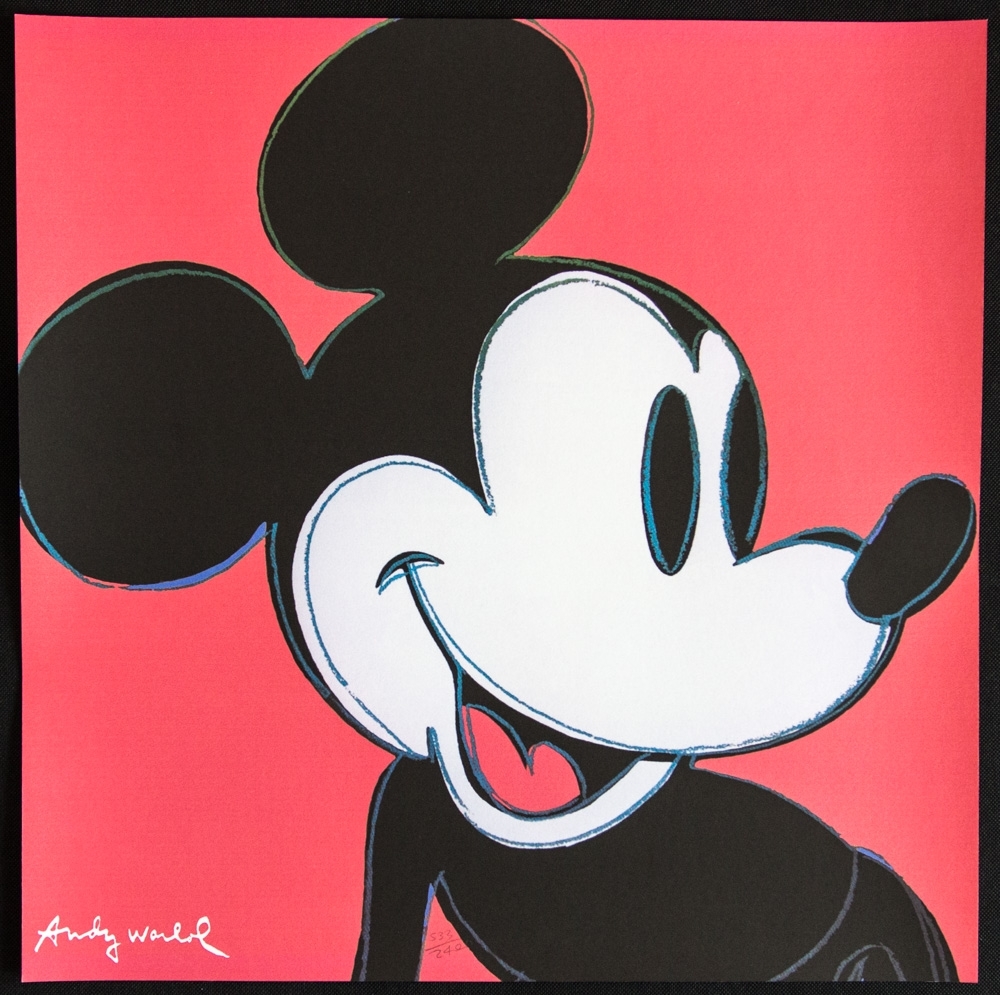 Mickey Mouse by Andy Warhol