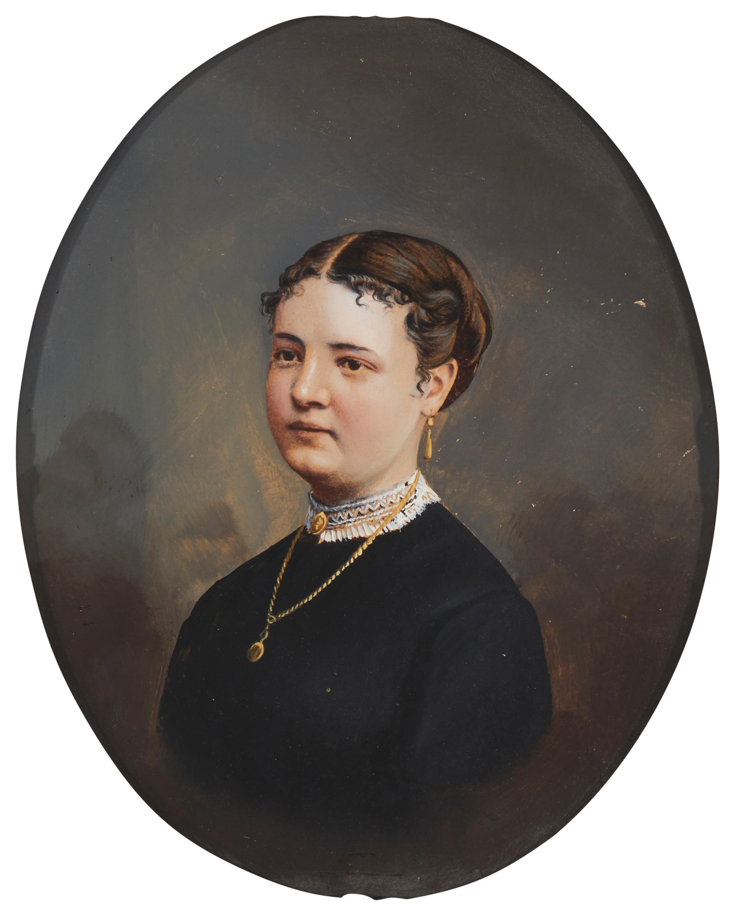 Portrait of Rebecca Ford by American School, 19th Century, 19th Century