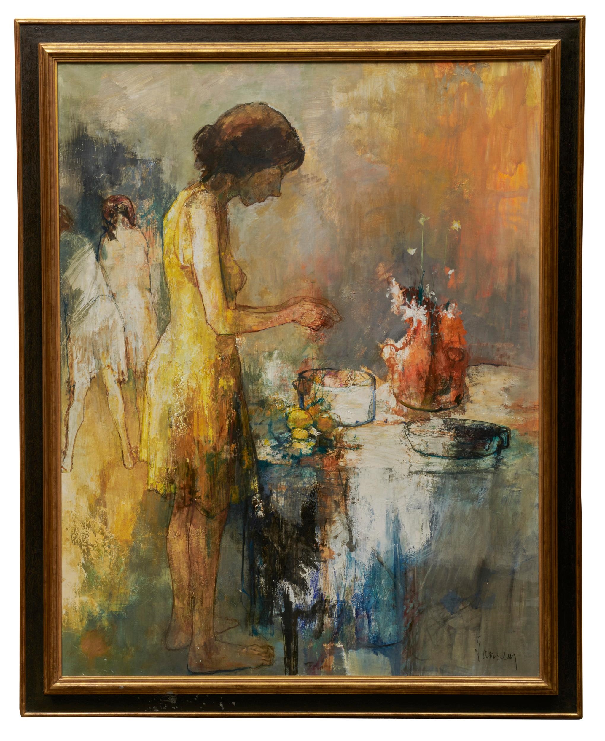 Jean Jansem | Femme dans un interieur | MutualArt