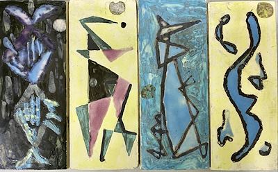 Soyut Kompozisyon by Erol Sarafyan