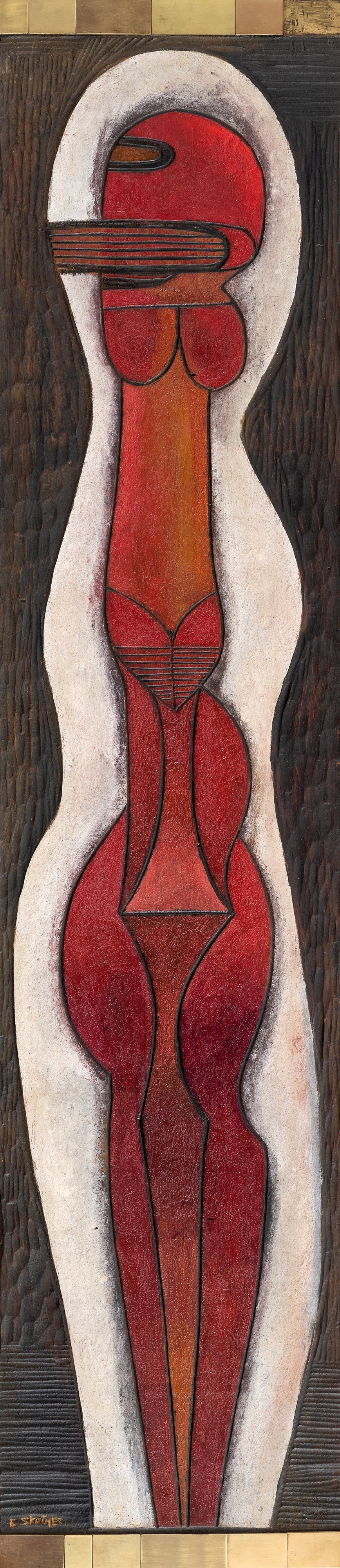 Cecil Skotnes | Totems, diptych (1987) | MutualArt