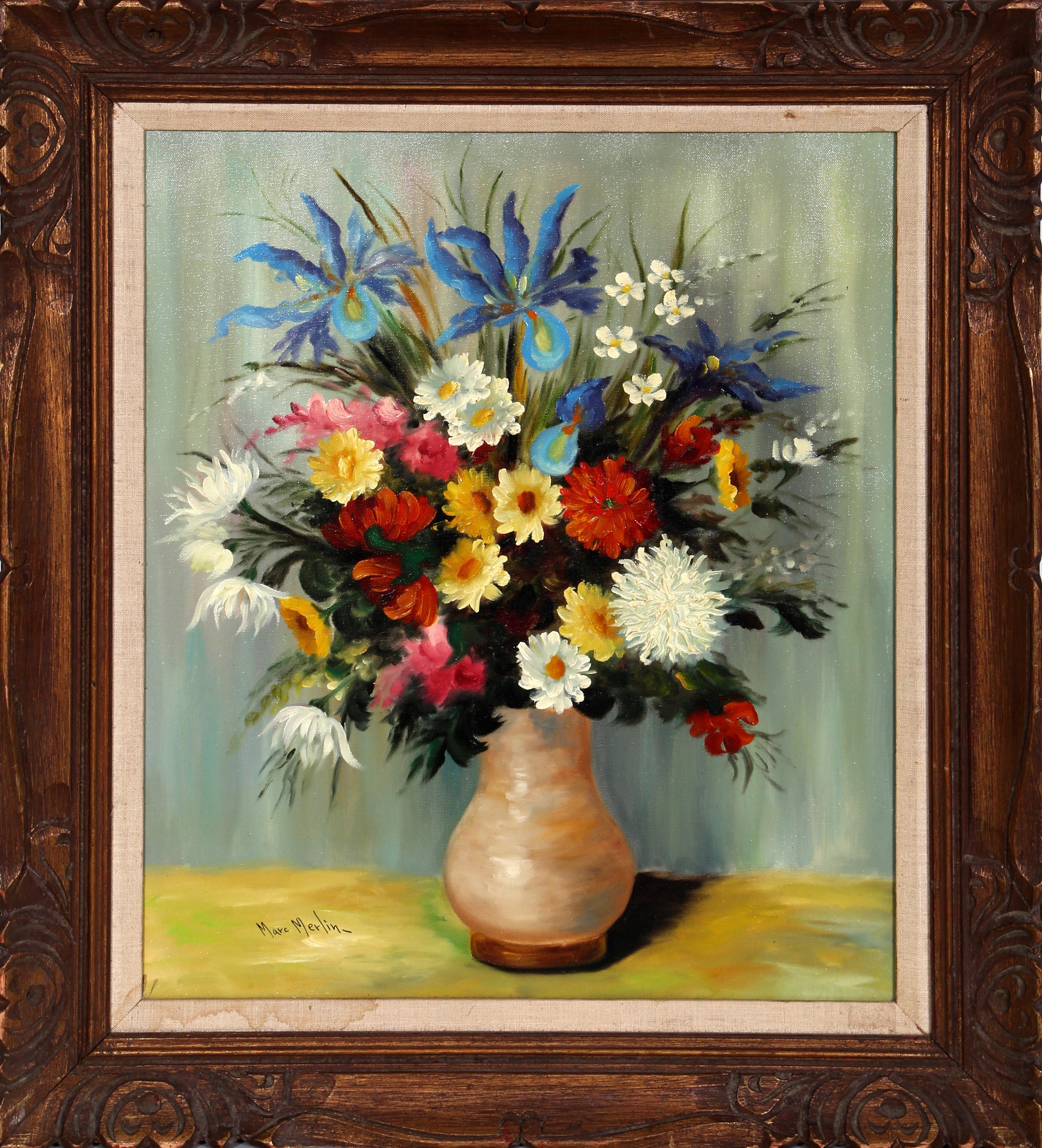 Marc Merlin | MIXED BOUQUET OF FLOWERS (Circa 1975) | MutualArt