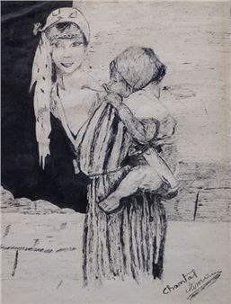 Woman and child - Chantal Mimoun