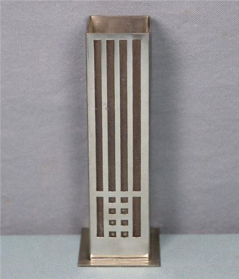 Charles Rennie Mackintosh | Pewter Vase | MutualArt