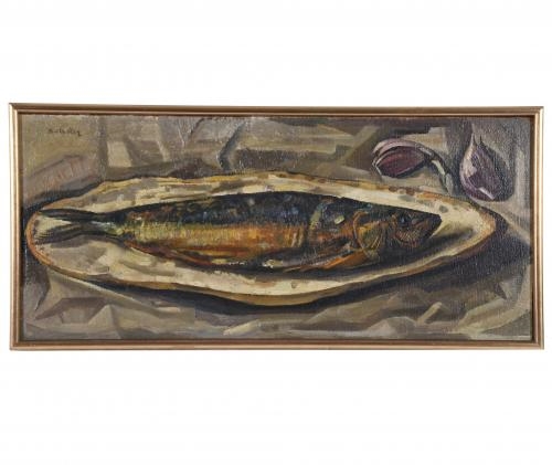 Artwork by Rafael Bataller Giralt, JUREL, Made of Oil on hardboard