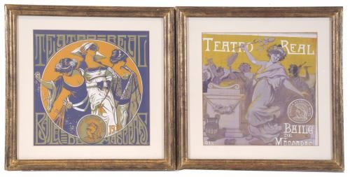 Artwork by Luis Garcia Sampedro, MASKED BALL, Made of Watercolour, charcoal and gouache on paper