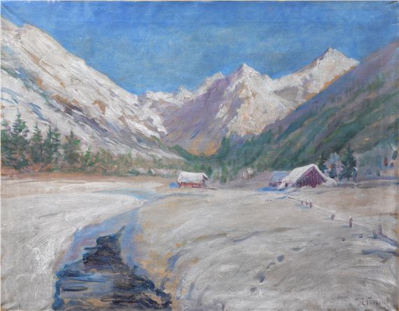 Zima w Tatrach by Kazimierz Szmyt