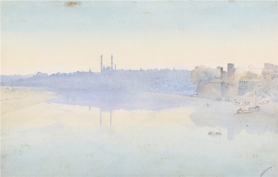 Benares from the Dufferin Bridge by Henry Richard Beadon Donne