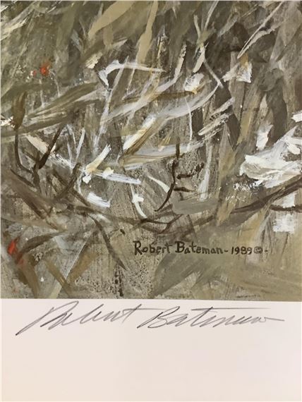 Robert Bateman | The Challenge-Bull Moose | MutualArt