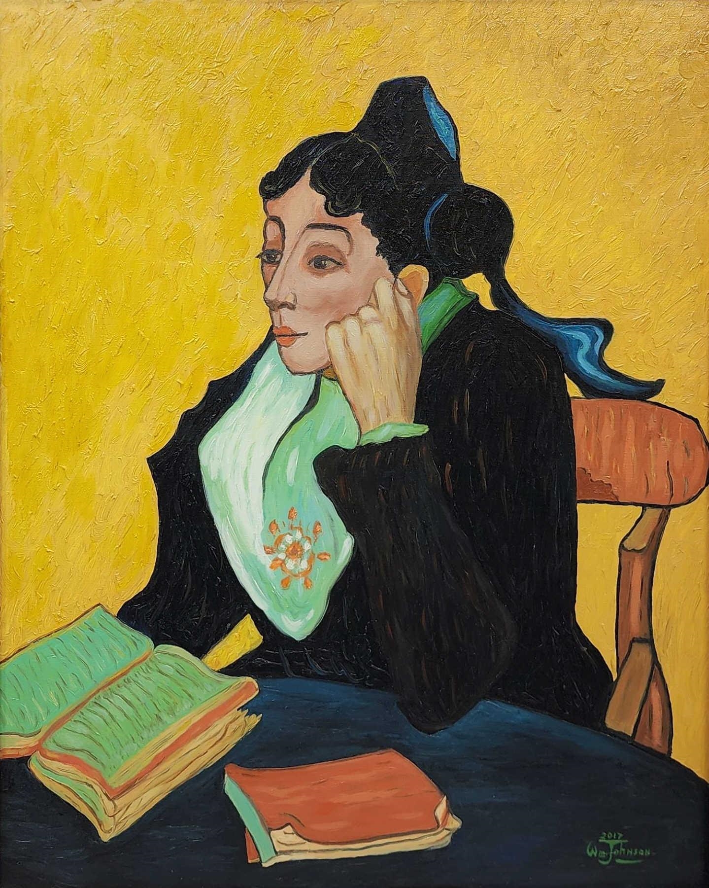 Painting Of Vincent Van Gogh's Madame Joseph Michel Ginoux by Vincent van Gogh, 2017