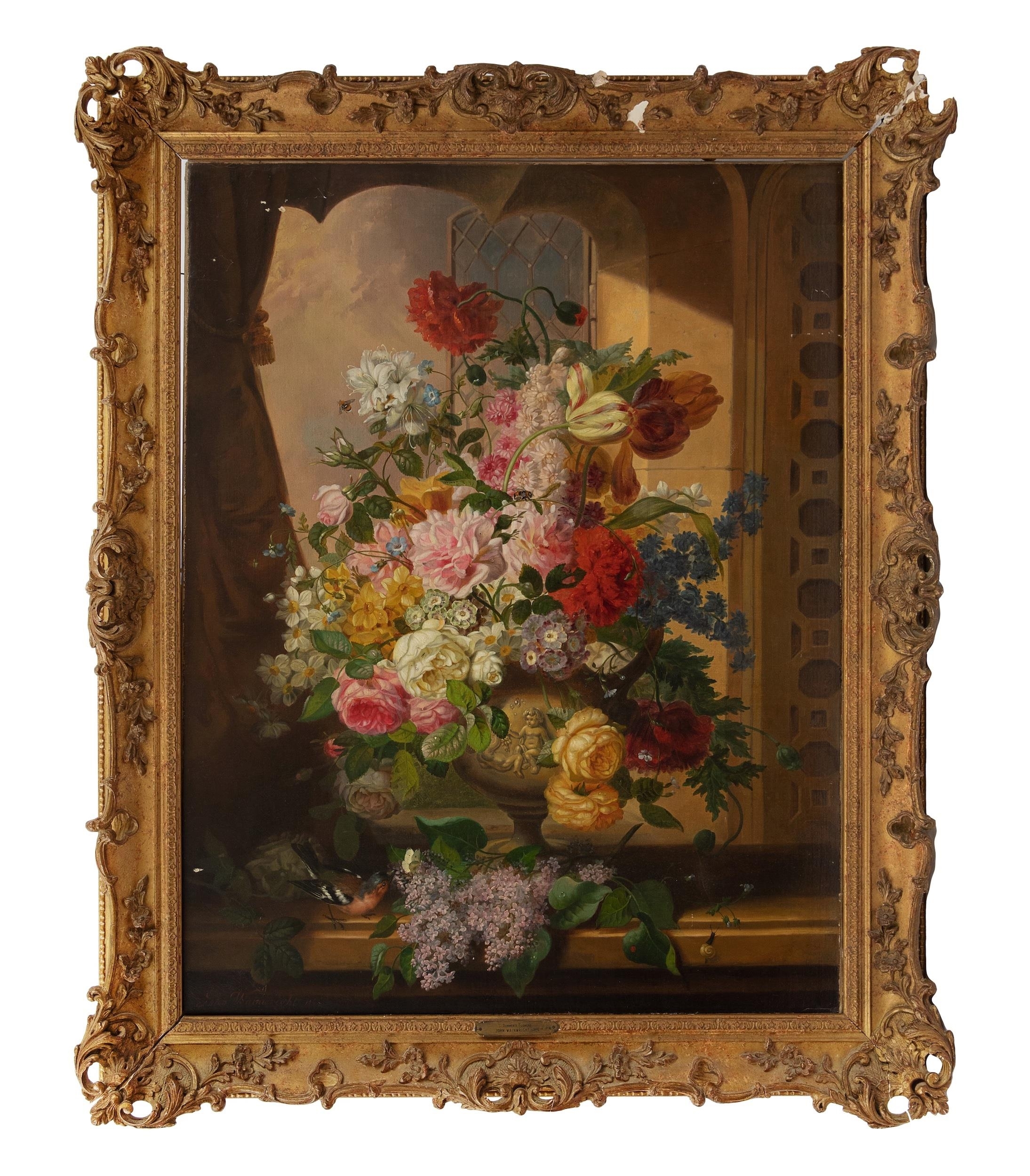 Artwork by William John Wainwright, 'Summer's Flowers', Made of Oil on canvas