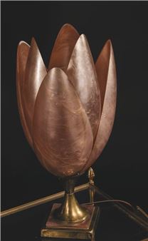 PAIRE DE LAMPES PÉTALES - Maison Rougier