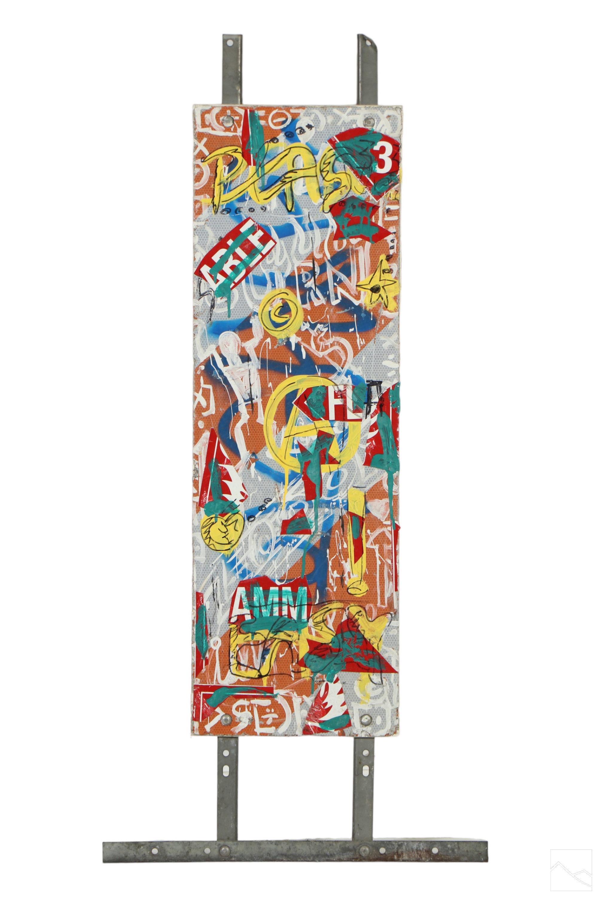 Joe Strasser | Joe Strasser b.1967 Abstract Outsider Art Painting (1967 ...