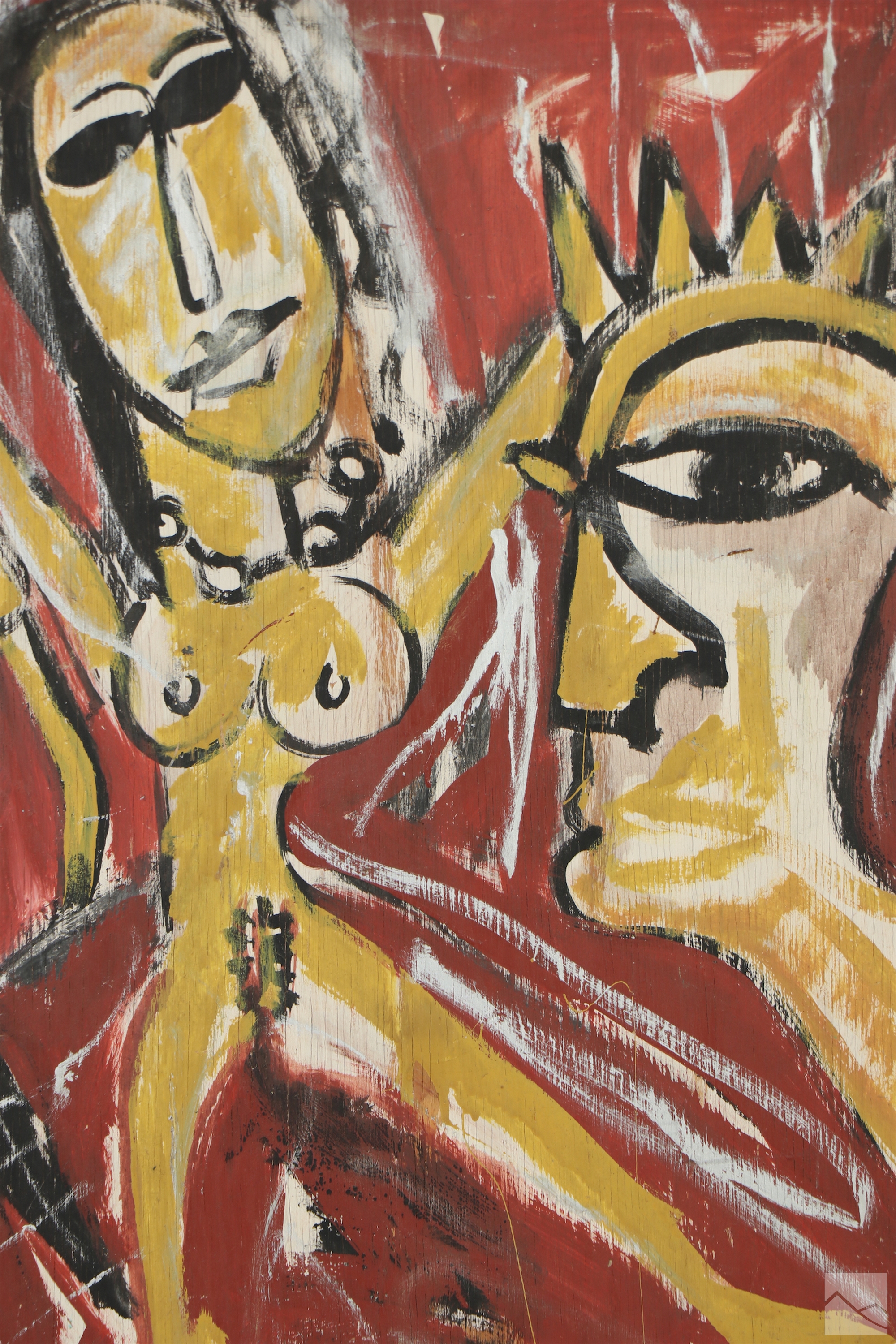 Joe Strasser | Joe Strasser b.1967 Abstract Outsider Art Painting (1967 ...