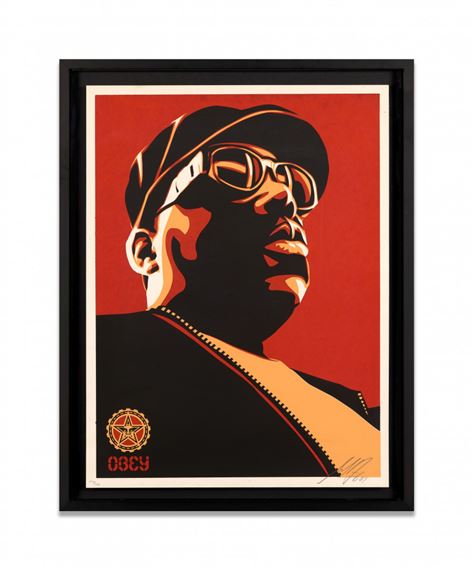 Shepard Fairey | Old School Hip hop (Obey LL Cool J Red (2004