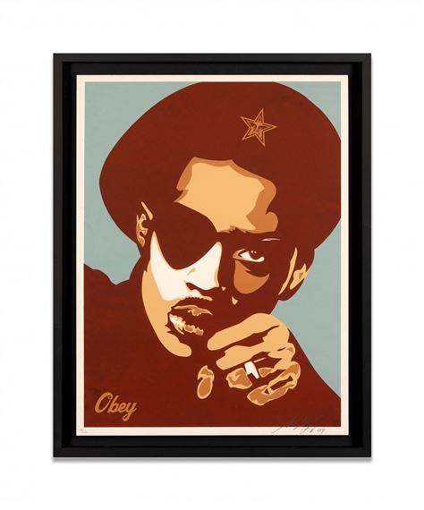 Shepard Fairey | Old School Hip hop (Obey LL Cool J Red (2004