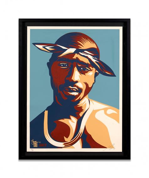 Shepard Fairey | Old School Hip hop (Obey LL Cool J Red (2004