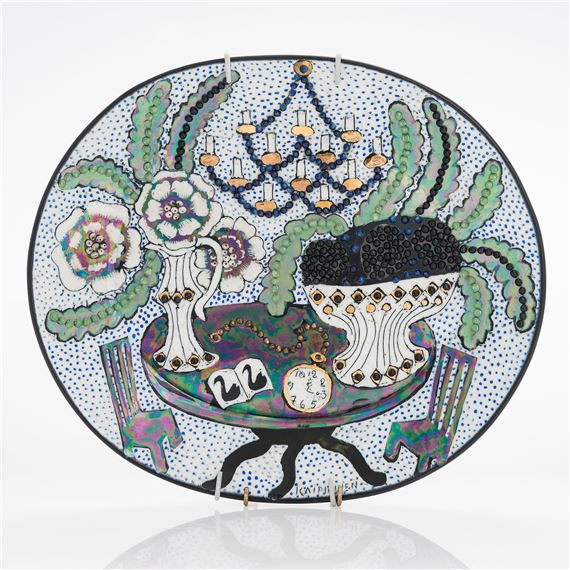 Birger Kaipiainen | Birger Kaipiainen, a decorative stoneware dish