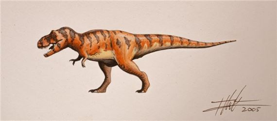 John Sibbick (20th/21st Century)/Six Dinosaur Studies/some gouache - John Sibbick