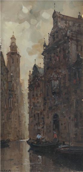 Riflessi - Voorburgwal by Umberto Levi, 1956