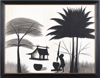 "Escena africana" - Manuel Nculu