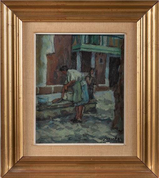 "Puerto viejo" by Víctor Manuel Corcoba y Conde