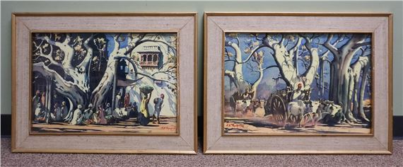 Village Scenes by G.D. Thyaga Raj