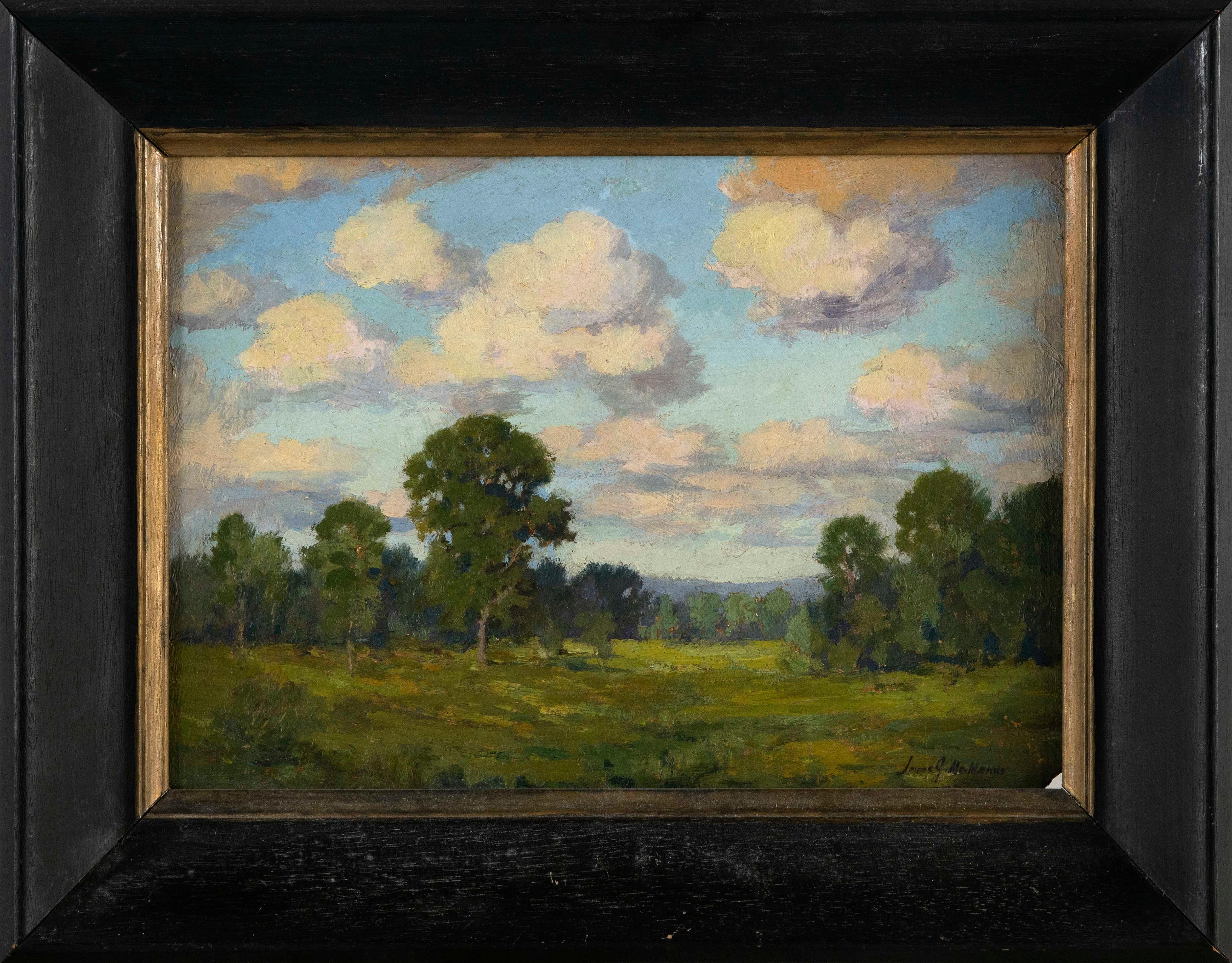 Artwork by James Goodwin McManus, Landscape, Made of Oil on board
