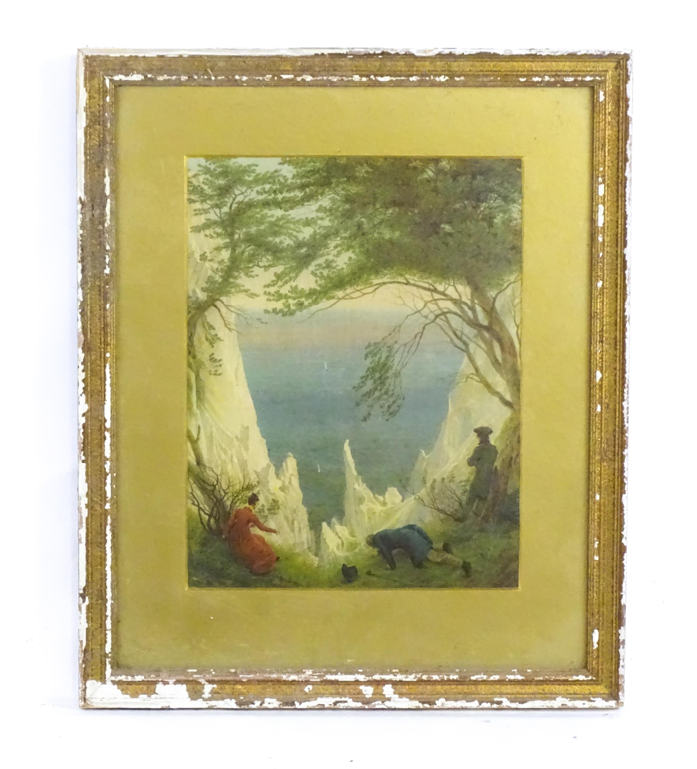 Caspar David Friedrich Falaises Crayeuses Sur Rugen Chalk Cliffs on